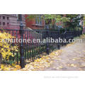 Wrought iron steps fence